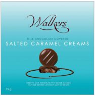WALKERS CREAMS 75g CARAMELS Balenie:24ks x
